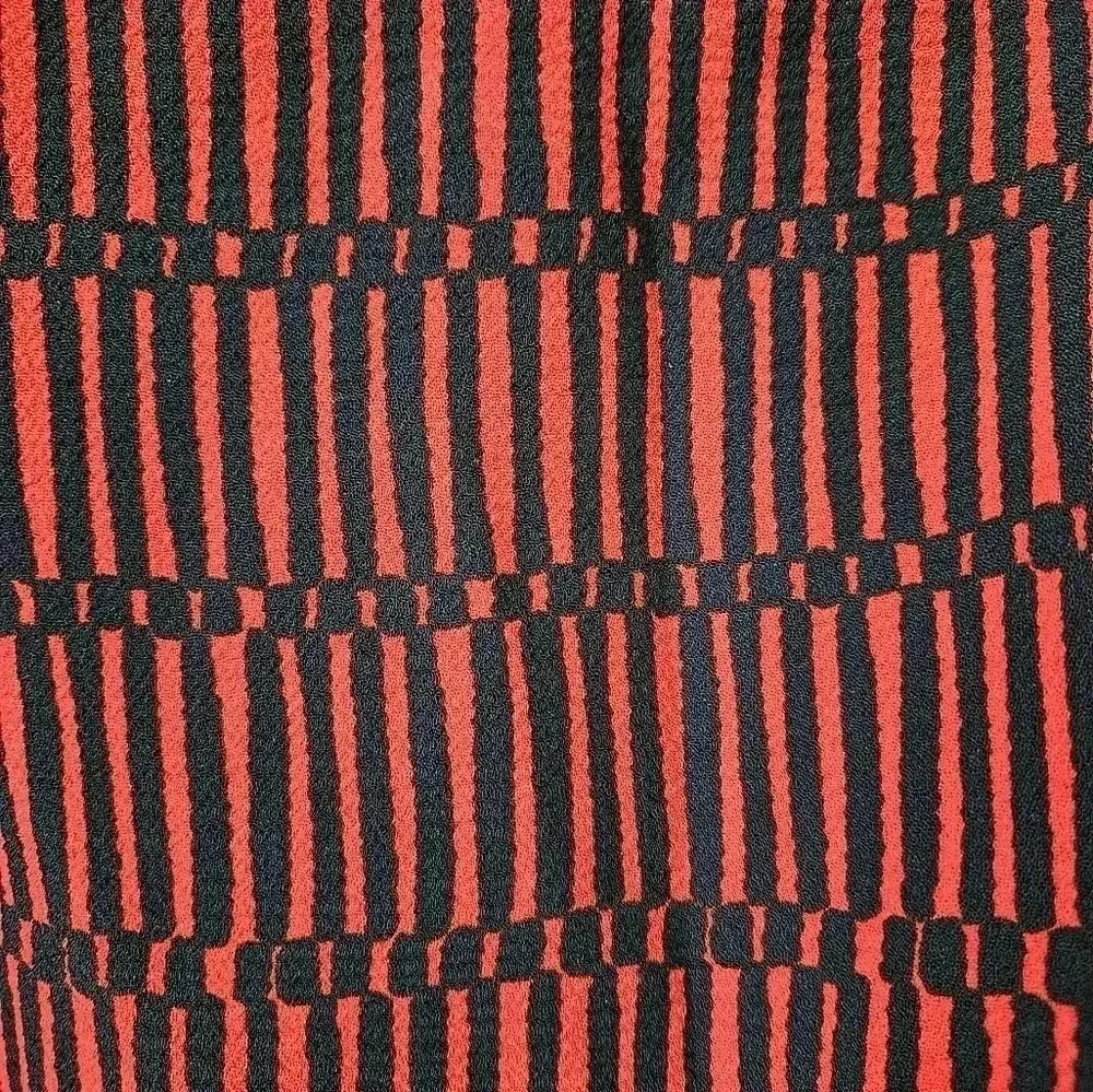 Bowden Red And Black Striped Shift Dress Size 8R, Classic, Careerwear - Picture 4 of 7